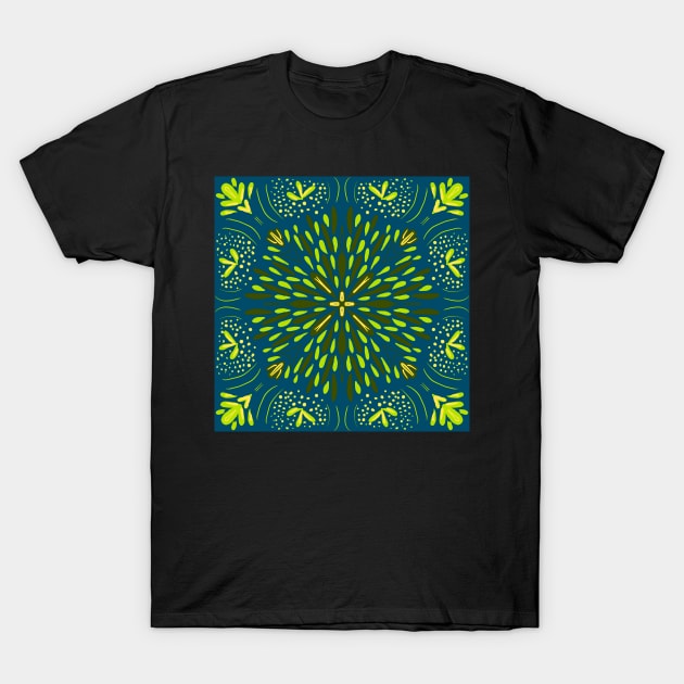 Starburst Flower T-Shirt by colors